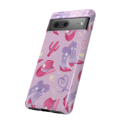 Lilac Cowboy Phone Case