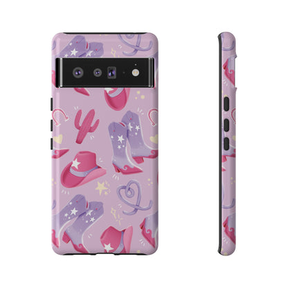 Lilac Cowboy Phone Case