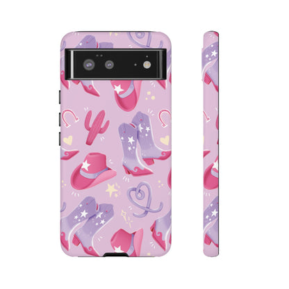 Lilac Cowboy Phone Case