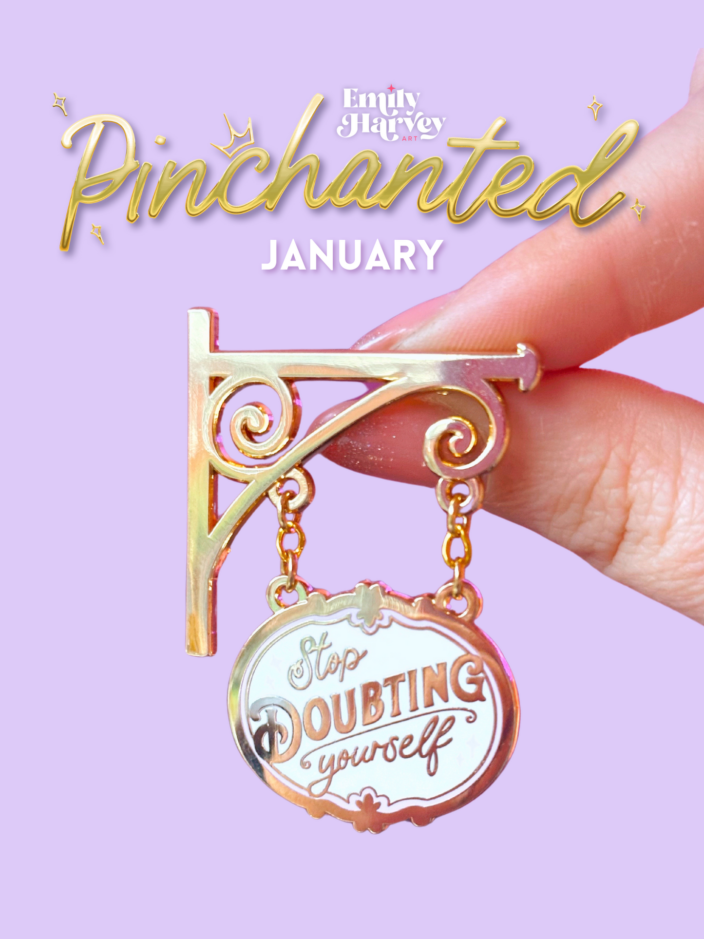 January's Limited Edition Enamel Pin