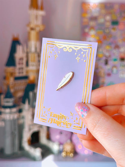 Feather Mini Enamel Pin