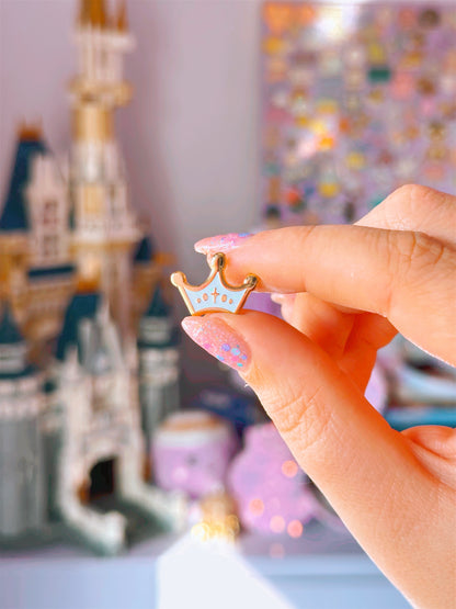 Fairytale Crown Mini Enamel Pin