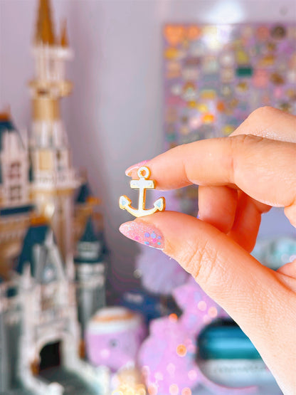 Anchor Gold Mini Enamel Pin