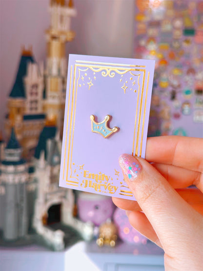 Fairytale Crown Mini Enamel Pin