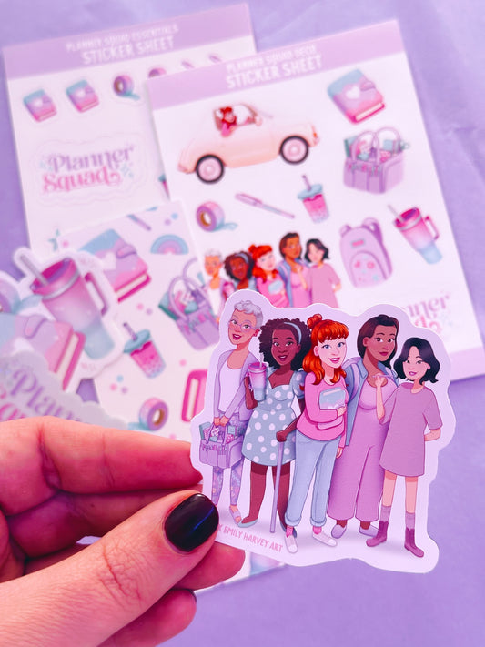 Sticker & Bookmark set SWPC x Emily Harvey Art Merch