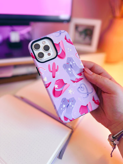 Lilac Cowboy Phone Case