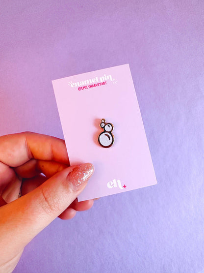 Bubbles Mini Enamel Pin - Emily Harvey Art